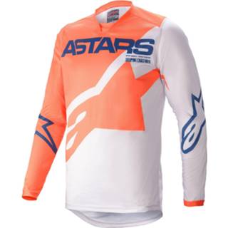 👉 Oranje grijs blauw l active Alpinestars Racer Braap Lichtgrijs Donkerblauw 8059175272370