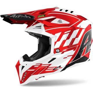 👉 Rood 2XL active Airoh Aviator 3 Rampage Red Graphic 8029243318552