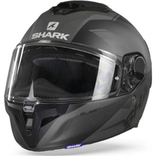 👉 Zwart antraciet s active Shark Spartan GT Elgen KAA Mat 3664836417035