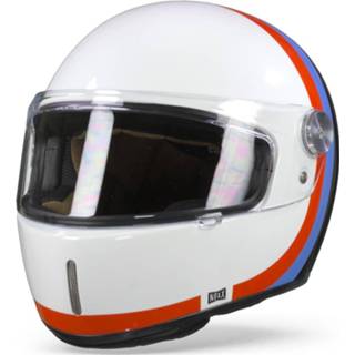 👉 Helm wit blauw l active Nexx X.G100 R Speedway White Blue Full Face Helmet 5600427088831