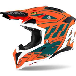 👉 Oranje XL active Airoh Aviator 3 Rampage Orange 8029243318750