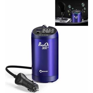 👉 Omvormer blauw active Auto||||In auto>Omvormer XPower T300 DC 12V naar AC 220V auto multifunctionele 2.4A USB-laderadapter + negatieve ionen Luchtreiniger (blauw)