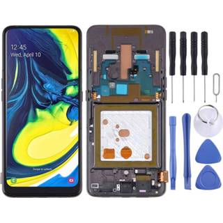 👉 Digitizer zwart active LCD-scherm en volledige montage met frame voor Samsung Galaxy A80 (zwart) 6922189515059