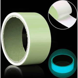 👉 Muursticker groene blauw active Lichtgevende Tape Glow In Dark Fotoluminescente Podium Huisdecoratie, Grootte: 5 cm x 3 m (Blauw Licht) 6922079309898