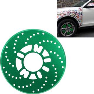 Schijfrem groen aluminium active 2 stks universele auto wiel racing decoratieve cover (groen) 7442935349398