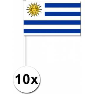 👉 Active Zwaaivlaggetjes Uruguay 10 stuks