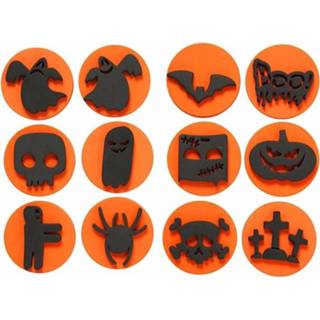 👉 Stempel foam Halloween stempels 12 stuks