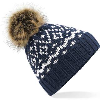 👉 Winter muts active blauw Trendy warme wintermuts in het navy