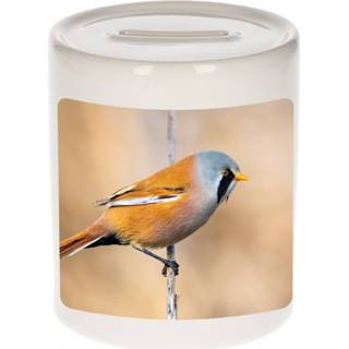 👉 Spaarpot One Size meerkleurig jongens meisjes Dieren baardmannetje vogel foto 9 cm en - Cadeau spaarpotten vogels liefhebber 8720276879712