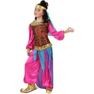 👉 Carnaval/feest kleding 1001 nachten kostuums Suheda roze/blauw voor meisjes
