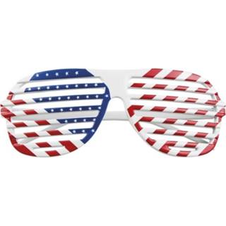 Amerika USA thema lamellen verkleed thema bril