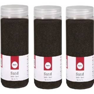👉 Zwarte zwart steen active 3x 475 ml decoratie zandkorrels fijn