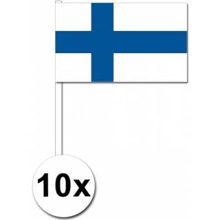 👉 10 zwaaivlaggetjes Finse vlag