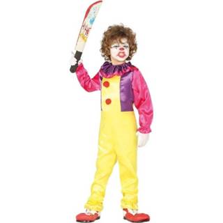 👉 Halloween clown verkleedpak voor kinderen