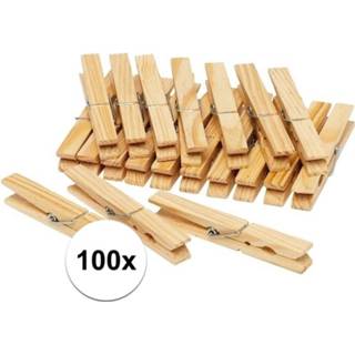 👉 Wasknijper houten active wasknijpers 100 stuks