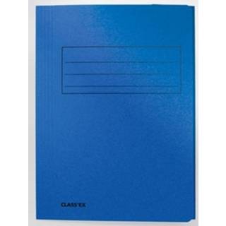 👉 Dossiermap blauw One Size 10x dossiermappen 24 x 35 cm 8719538368699