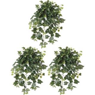 👉 3x Groene Hedera Helix/klimop kunstplanten 65 cm voor buiten