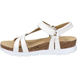 👉 Sandaal leer wit vrouwen Panama Jack Sally Basics sandalen 8720251177970