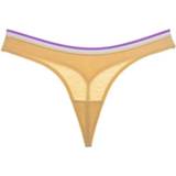 👉 Naadloze slip active Schoonheid>Vrouwenkleding vrouwen Simple Thongs slips Sexy damesondergoed, maat: L-34cm (abrikoos)