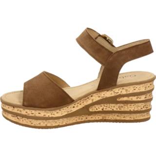 👉 Slee hakken suede bruin vrouwen Gabor sleehak 8720251172531 872025117250