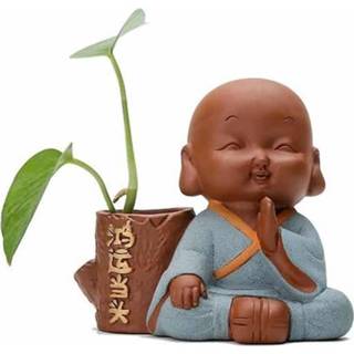 👉 Ornament zand keramische active Gekleurde Kleine Monnik Bloem Container Decoratieve Ornamenten Creatieve Office Desktop Thee Huisdier Theewaar Ambachten 6922971302331