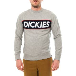 👉 S truien male print Dickies Felpa uomo elberon 02.200214.grey melange 5053823307639