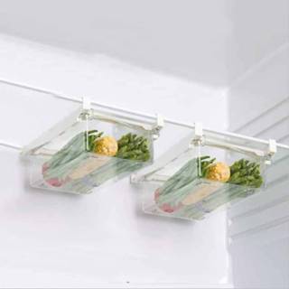 👉 Koelkast active Opbergdoos Lade Type Vierkante Huishoudelijke Multifunctionele Bewaarbox voor Voedsel, Specificatie: 2 Verse Doos