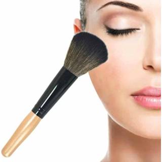 👉 Handvat zwart houten active Schoonheid>Make-up kwasten 5 STKS Soft Head Buffer Foundation Poeder Blush Borstel Makeup Tools (Zwart) 6922510514331