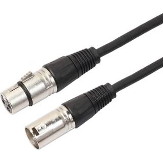 👉 1 m 3-pins XLR male naar XLR female microfoonkabel