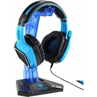 Gaming hoofdtelefoon blauw SADES Universele multifunctionele Hanger Bureau Headset Standhouder Display Rack (Blauw)