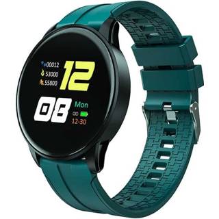 👉 Smartwatch groen active B7 0.96 inch kleurenscherm smartwatch, ondersteuning slaapmonitor / hartslagmeter bloeddrukmeter (groen)