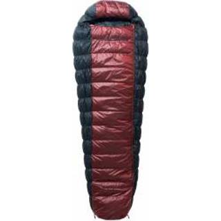 👉 Donzen slaapzak rood zwart l uniseks Y by Nordisk - Voyage 500 maat Bis 190 cm Körperlänge L, rood/zwart 5703384087371