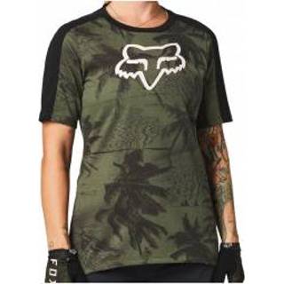 👉 FOX Racing - Women's Ranger Drirelease S/S Jersey - Fietsshirt maat XL, grijs