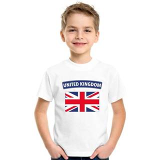 👉 Shirt wit active kinderen T-shirt Engelse vlag