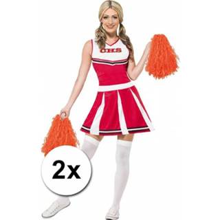 👉 Cheerbal oranje active cheerballs 28 cm set