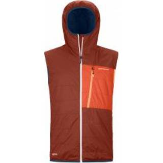 👉 Ortovox - Swisswool Piz Duan Vest - Wollen bodywarmer maat XL, rood