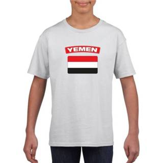 👉 Shirt wit active kinderen T-shirt Jemenitische vlag