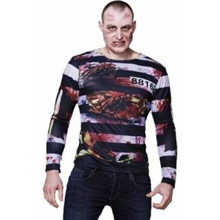 👉 Fotorealistische zombie gevangene shirt