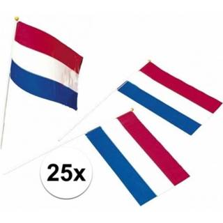 👉 Active 25x Nederlandse zwaaivlaggetjes