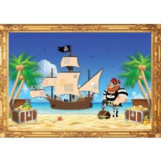 👉 Piraten wandversiering poster roodbaard