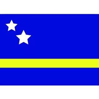 Vlag active Stickertjes van Curacao