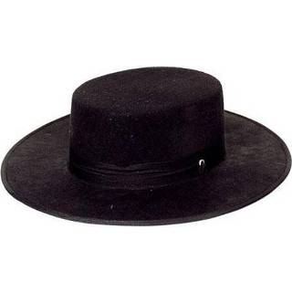 👉 Spaanse hoed zwart - carnaval verkleed hoeden