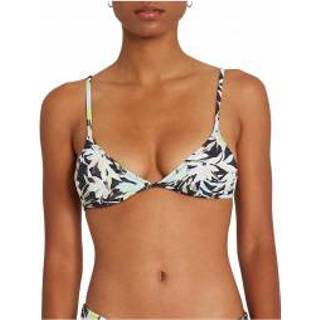 👉 Volcom - Women's Off Tropic Tri - Bikinitop maat XL, bruin/beige