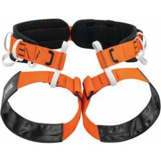 👉 Klimgordel zwart oranje uniseks Petzl - Aven maat Größe 1 XS-M, zwart/oranje 3342540835429