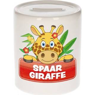 👉 Spaarpot kinderen Kinder met giraffe print 9 cm