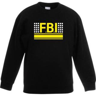 👉 Politie FBI logo sweater zwart voor kinderen