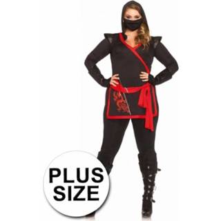 👉 Multi polyester vrouwen Ninja dames kleding met draak erop