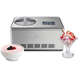 👉 IJsmachine RVS zilverkleurig Solis Gelateria Pro Touch (8502) - 7611210979265