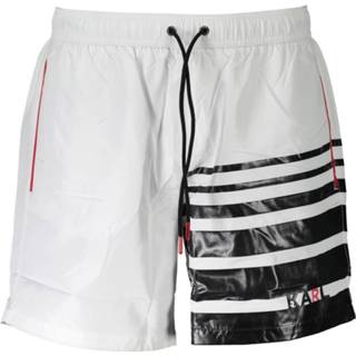 👉 Zwembroek polyester l male wit Karl Lagerfeld Kl20mbm03 8059395454129