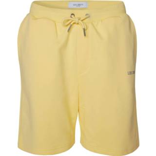 👉 Lens rubber l male geel Les Deux sweatshorts lemon